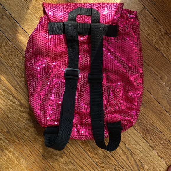 Pink sequin backpack - Picture 2 of 5